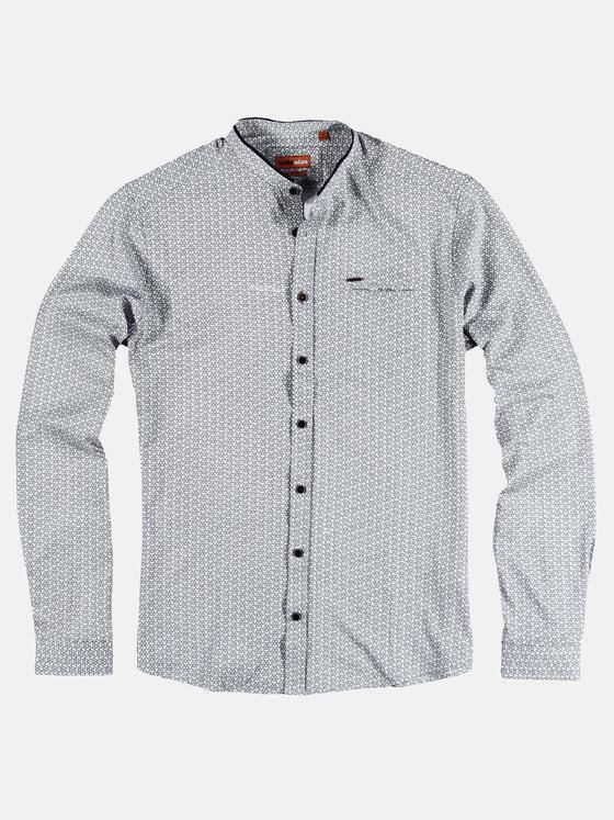 emilio adani Herren Hemd aus softem Baumwoll-Jersey Blau 28928