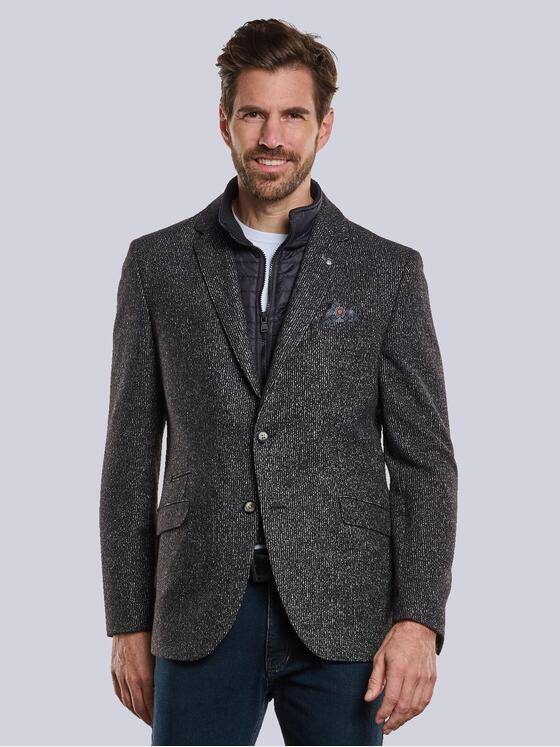 engbers Herren Freizeit-Sakko regular Schwarz 36470