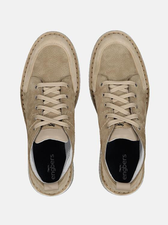 engbers Herren Halbschuh atmungsaktiv Beige 34417