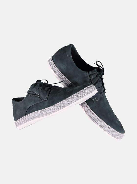 engbers Herren Schnürschuh mit extra softer Innensohle Saphirblau 31051