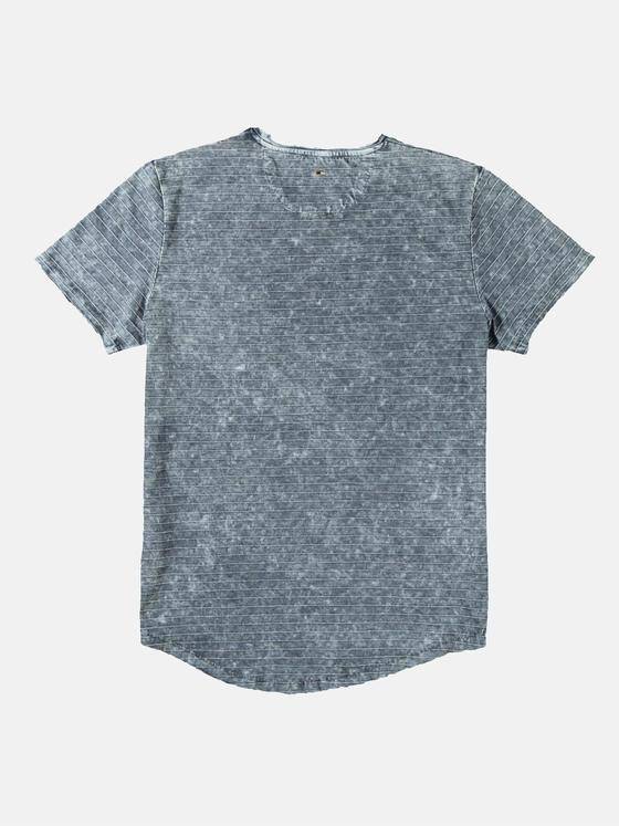 emilio adani Herren Rundhals T-Shirt Türkis 27791