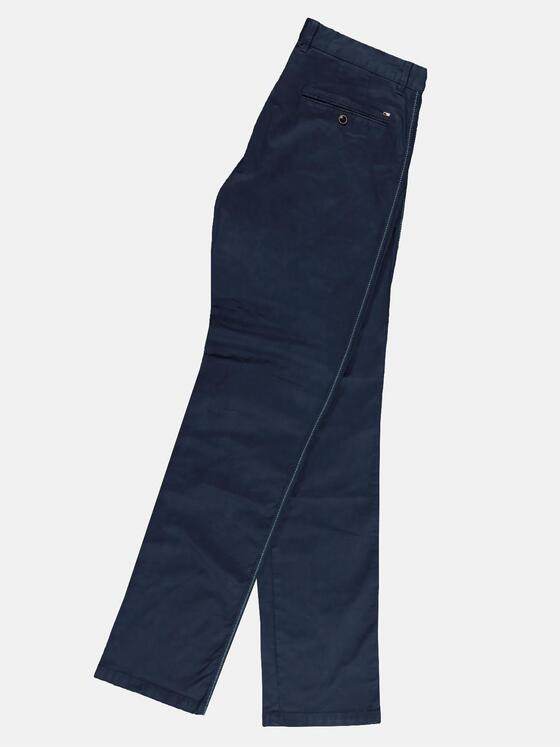 emilio adani Herren Sportive Chino mit dezentem Seitenstreifen Blau 29266