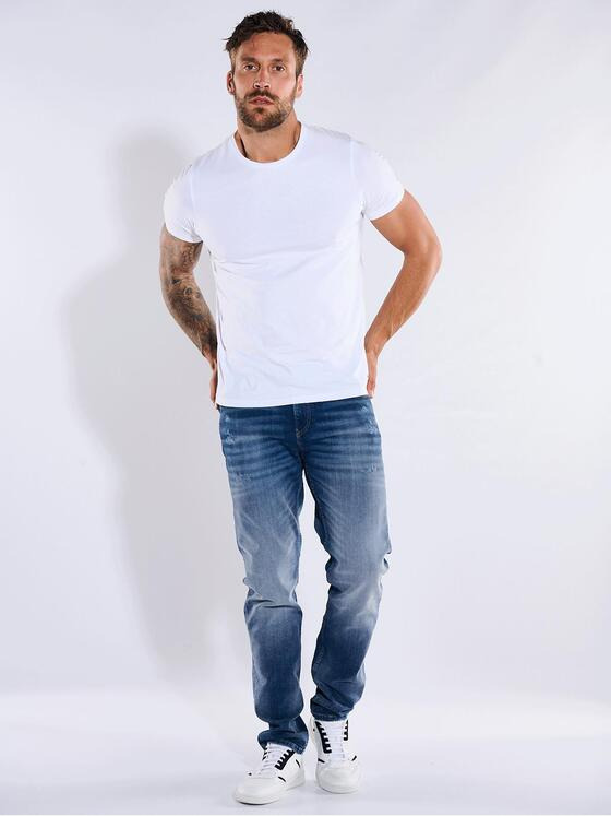 emilio adani Herren Super-Stretch-Jeans slim fit Blau 36267
