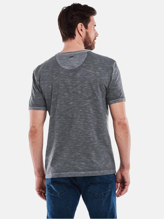 engbers Herren T-Shirt meliert Blau 35127