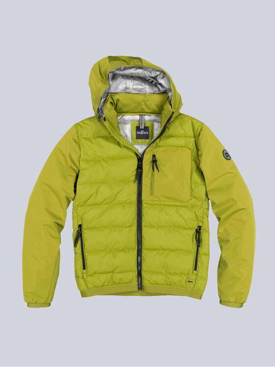 engbers Herren Steppjacke mit abnehmbarer Kapuze Grün 35423