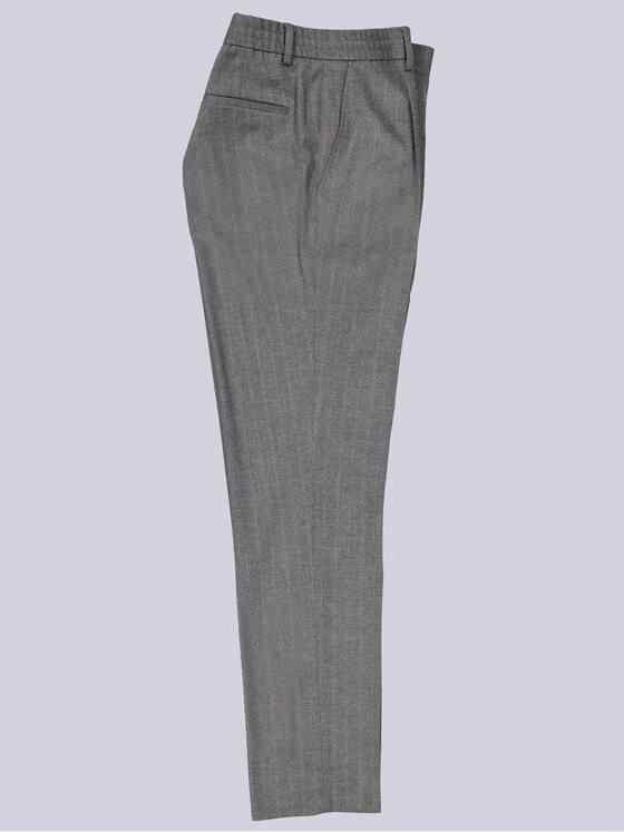 emilio adani Herren Anzug-Hose mit Streifen-Muster Dunkelgrau 40994