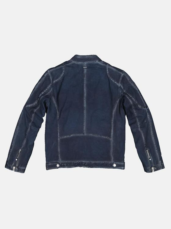 engbers Herren Lederjacke Marineblau 32969