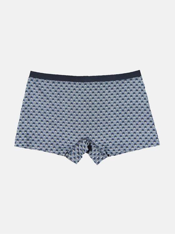emilio adani Herren Boxershorts gemustert Blau 31900