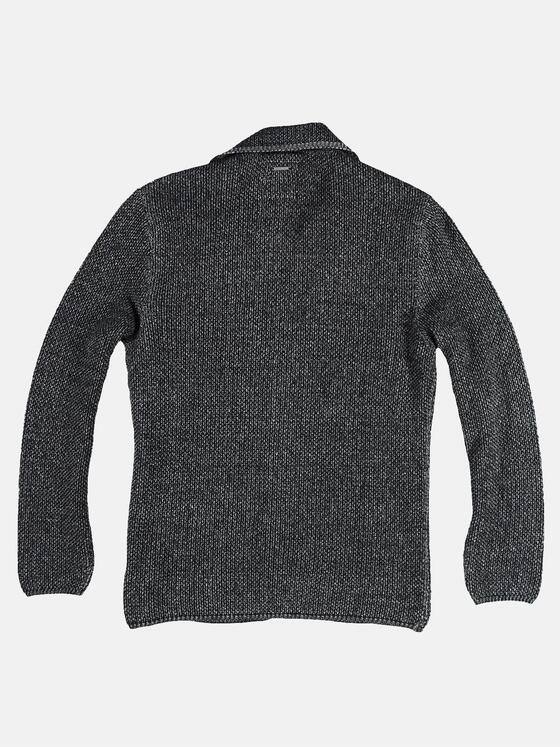 engbers Herren Hochwertiges Stricksakko Schwarz 28952