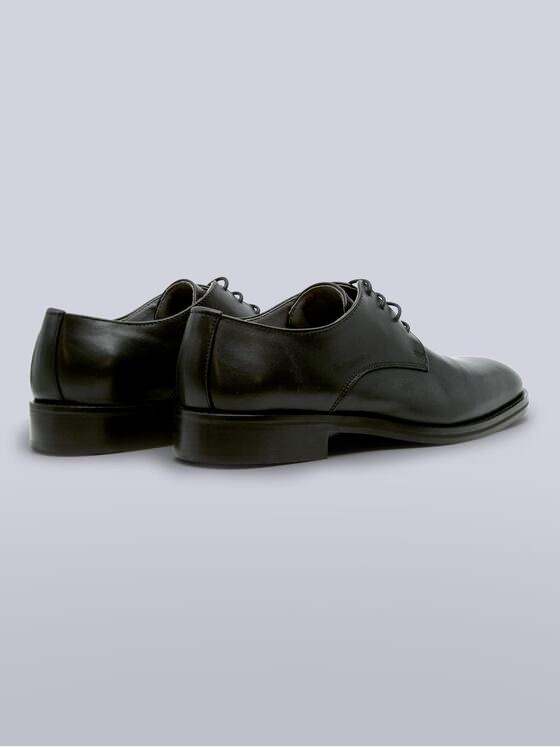 emilio adani Herren Komfortabler Business-Schuh Schwarz 41542