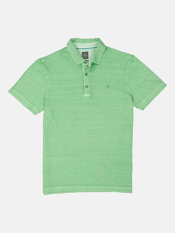 ENGBERS GERMANY Herren Polo-Shirt mit Leinenanteil Grün 35083