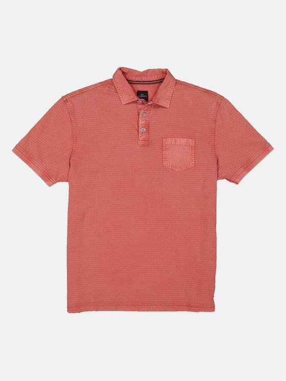 engbers Herren Polo-Shirt gestreift Rot 35058