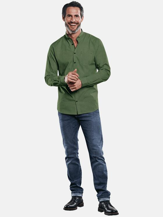 engbers Herren Comfort-Stretch-Hemd Limonengelb 31274