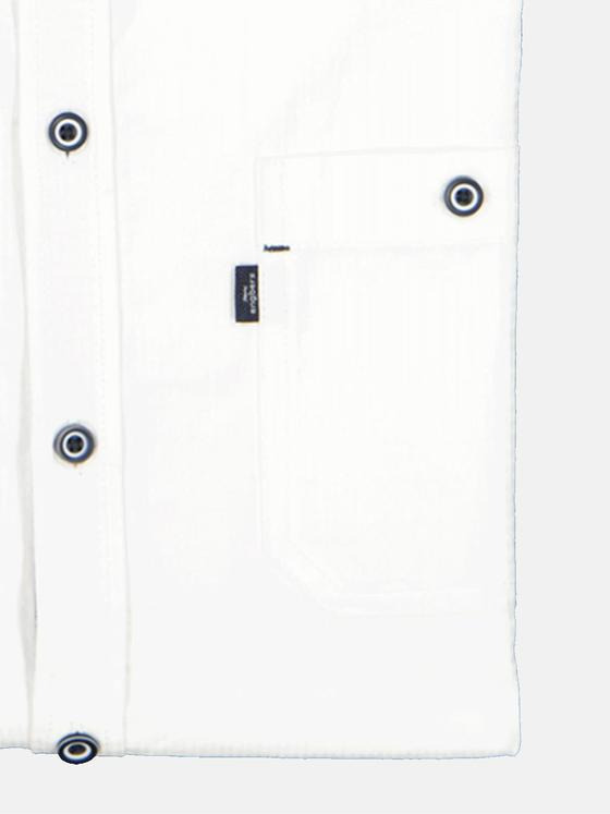 engbers Herren Kurzarm-Hemd uni Weiß 34947