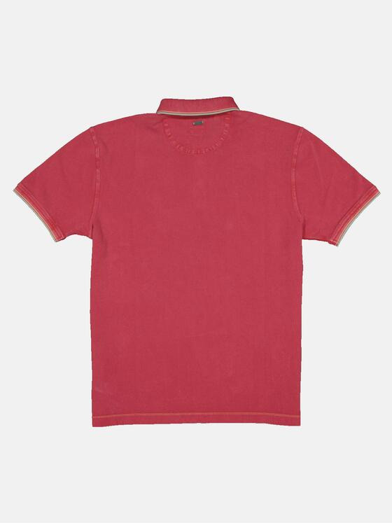 engbers Herren Polo-Shirt uni Tomatenrot 32715