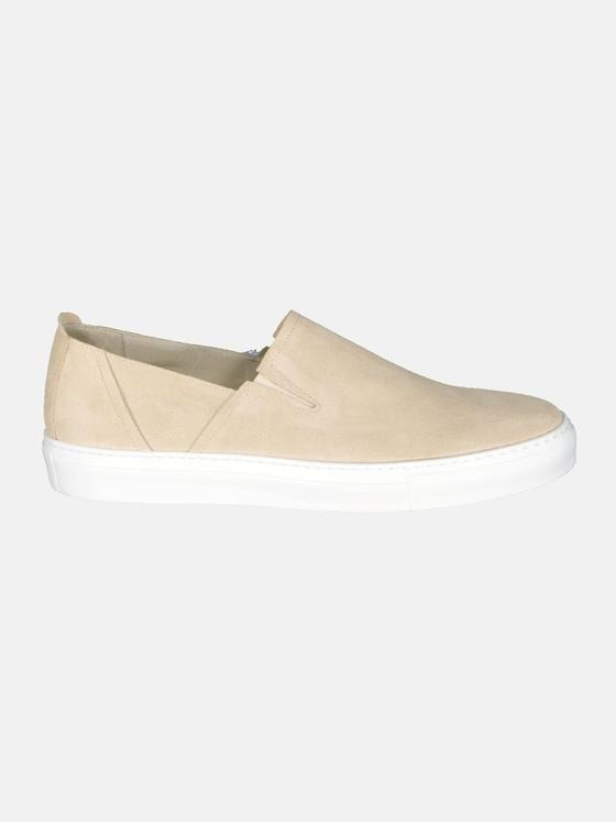 emilio adani Herren Sneaker aus Leder Beige 34486