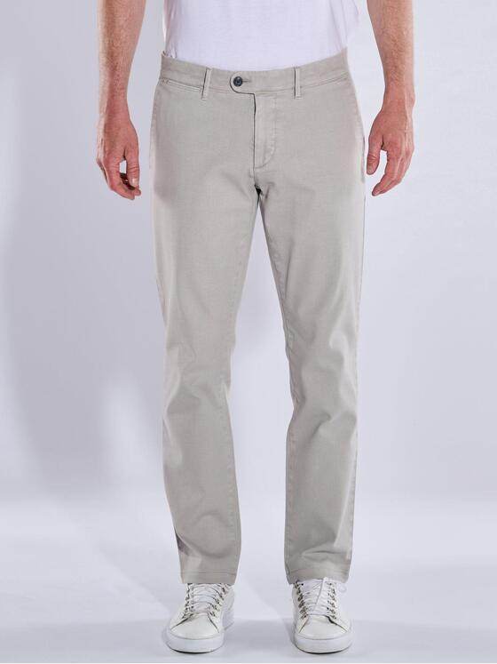 ENGBERS GERMANY Herren Chino aus Waren-Hightech-Material Hellgrau 37533