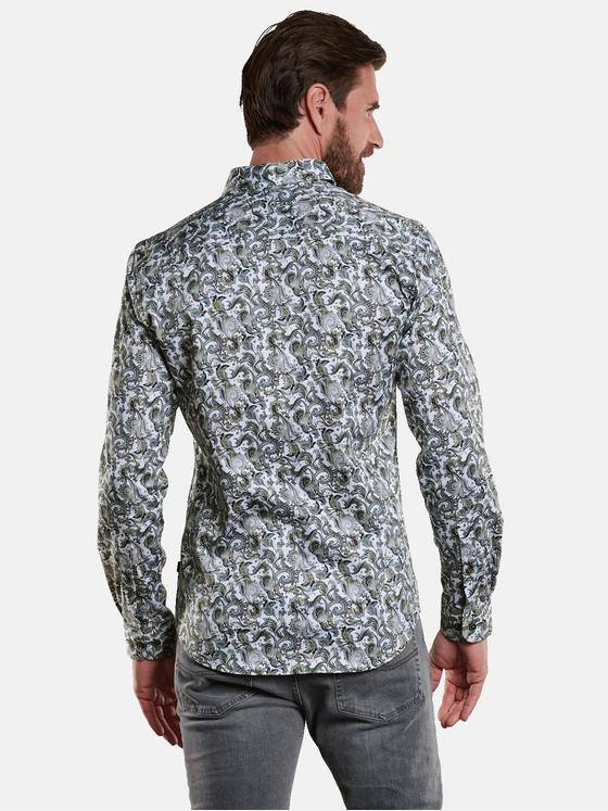 engbers Herren Hemd langarm Grün 34158