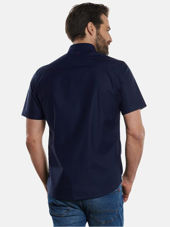 engbers Herren Kurzarm-Hemd "My Favorite" Blau 32812