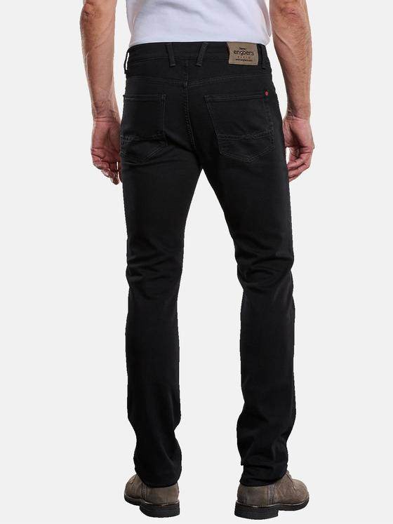 engbers Herren Jeans 5-Pocket Superstretch Schwarz 33775