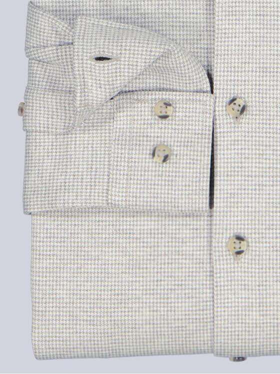 emilio adani Herren Langarm-Hemd in Jerseyqualität Silbergrau 39634