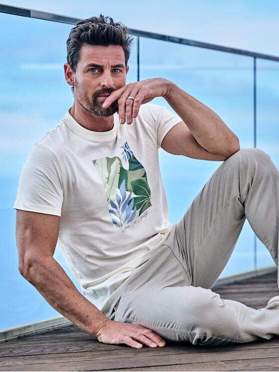 ENGBERS GERMANY Herren T-Shirt regular Weiß 38567