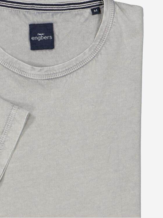 engbers Herren T-Shirt uni Grau 37340