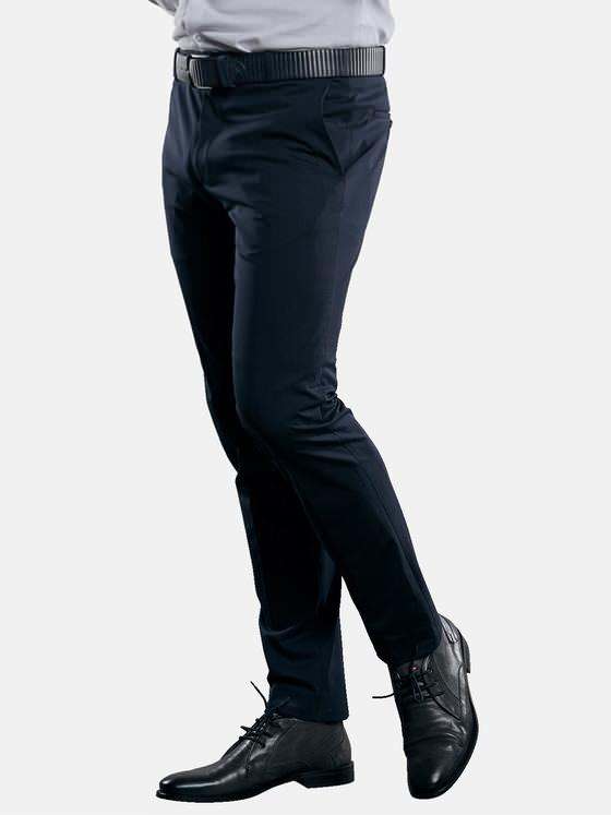 emilio adani Herren Anzughose slim fit Blau 31012
