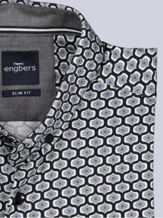 engbers Herren Hemd langarm Grau 39598