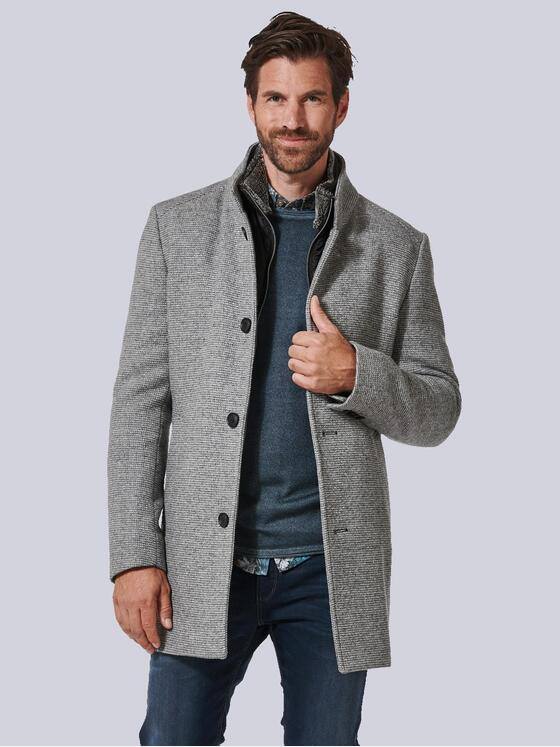 ENGBERS GERMANY Herren Mantel Grau 35506
