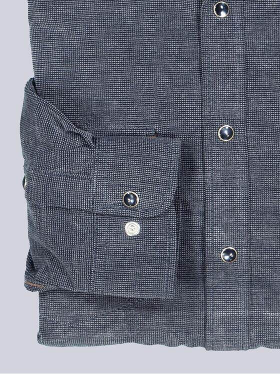 engbers Herren Langarm-Hemd uni Blau 35544