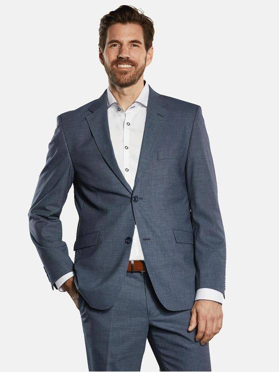 engbers Herren Anzug-Sakko slim fit Mittelblau 34612