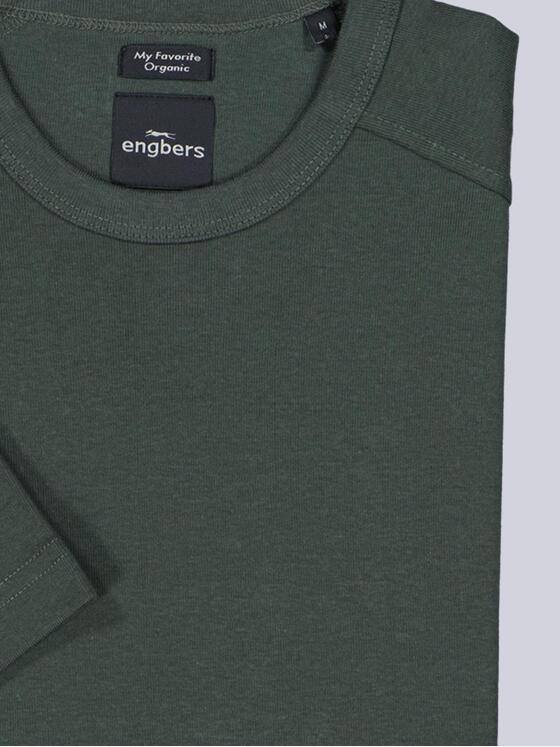 engbers Herren Basic-Shirt "My Favorite" organic Dunkelgruen 38843