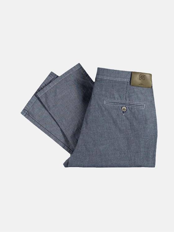 engbers Herren Chino Sommerwolloptik Taubenblau 29185