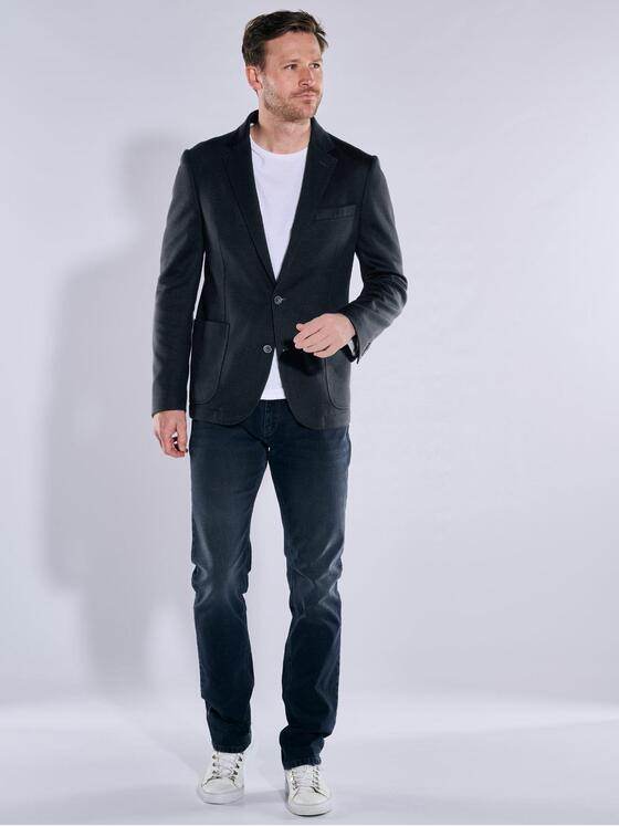 ENGBERS GERMANY Herren Freizeit-Sakko aus flexiblem Warenmaterial Blau 37559