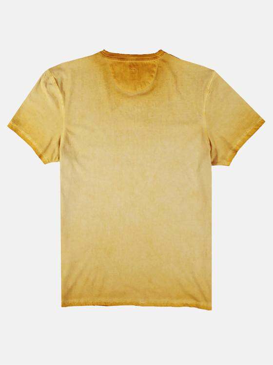 engbers Herren T-Shirt mit Applikationen Sonnenorange 28008