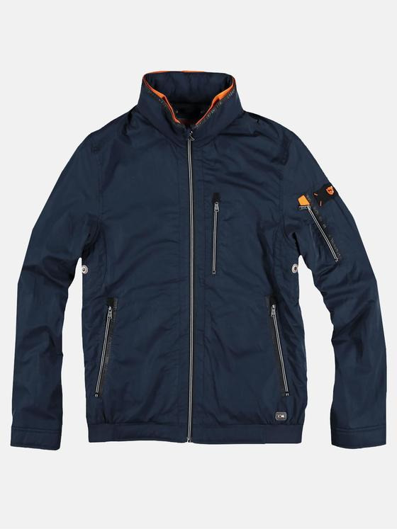 emilio adani Herren Sportive Jacke aus hochwertigem Shellmaterial Blau 30648