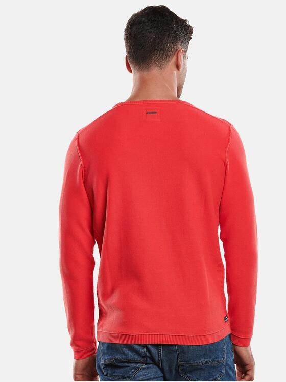 engbers Herren Pullover Rundhals Tomatenrot 31247