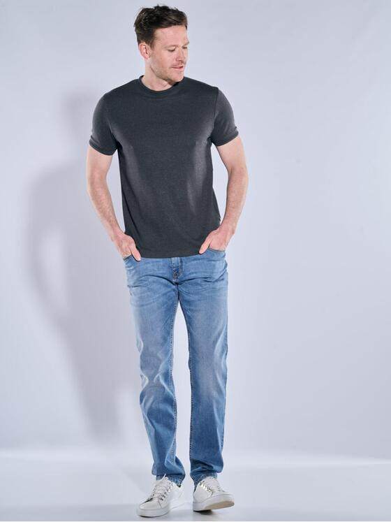 ENGBERS GERMANY Herren T-Shirt softem Waren-Hightechmaterial Anthrazit 38926