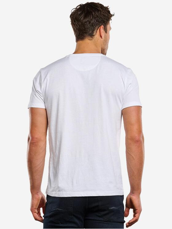 ENGBERS GERMANY Herren T-Shirt aus supima Baumwolle Reinweiss 36797