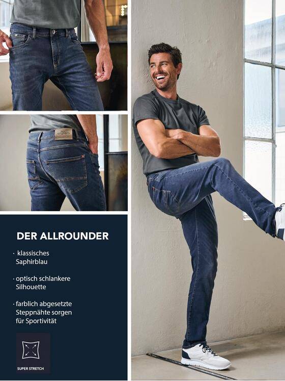 engbers Herren Jeans "My Favorite" Saphirblau 31967