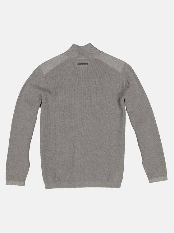 emilio adani Herren Strickjacke meliert Braun 33509