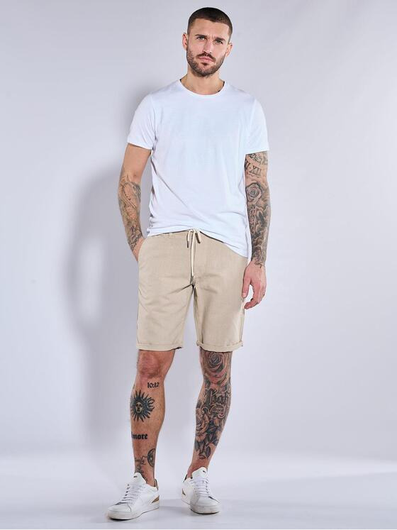 emilio adani Herren Chino-Bermuda regular Beige 37060