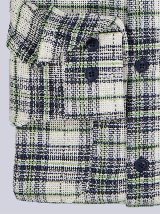 engbers Herren Kerniges Overshirt aus Leno-Ware Brilliantblau 40546