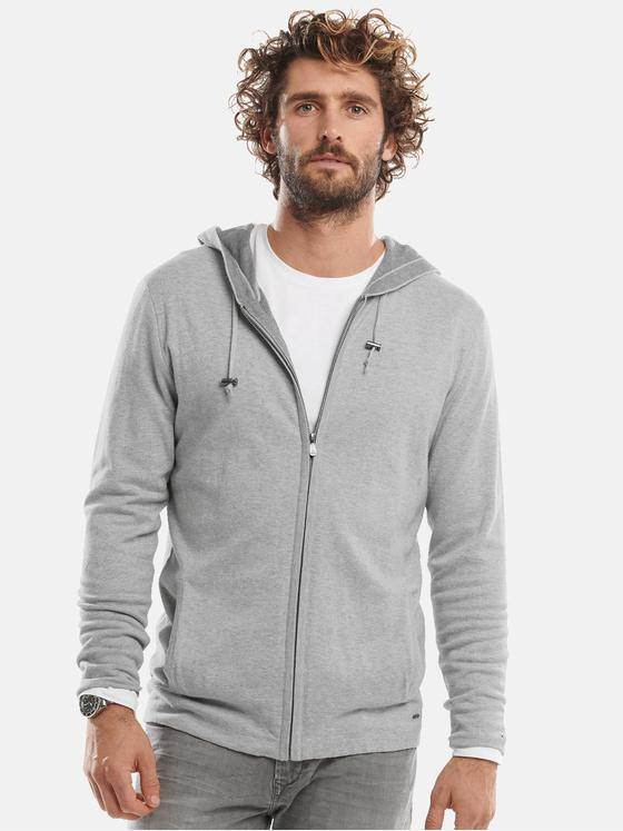 emilio adani Herren Strickjacke Grau 30655