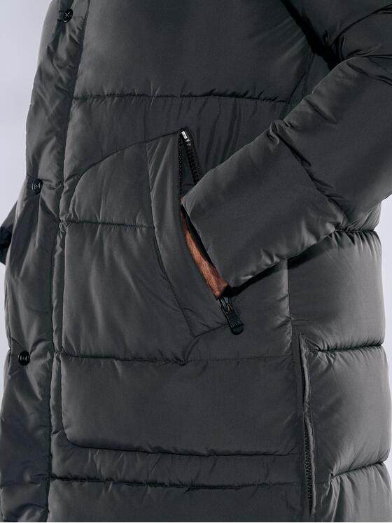 emilio adani Herren Mantel regular Grau 37468