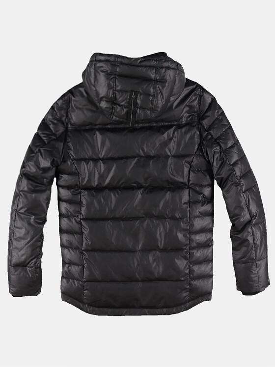 engbers Herren Jacke mit perforierter Oberflächenstruktur Schwarz 30763