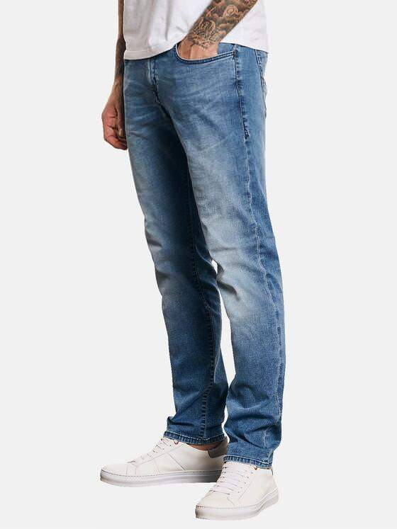 emilio adani Herren Super-Stretch-Jeans slim fit Blau 32679