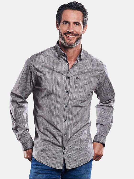 engbers Herren Hemd langarm Schwarz 30967