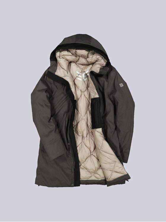 ENGBERS GERMANY Herren Parka mit Soronafüllung Grün 35422